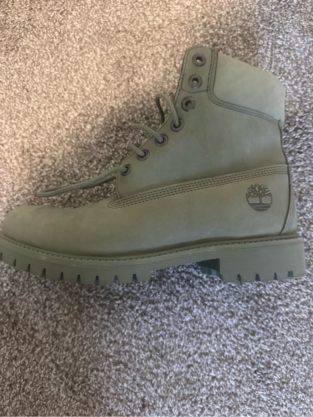 Timberland Women's Sage Green 6-Inch Lace-Up Boot - Picture 3 of 4